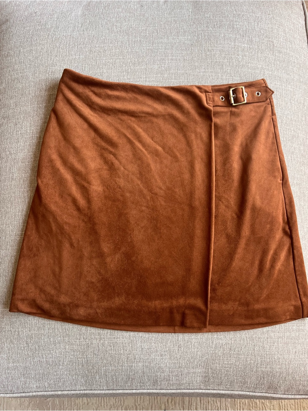 Banana Republic Faux Suede Wrap Skirt with pockets!